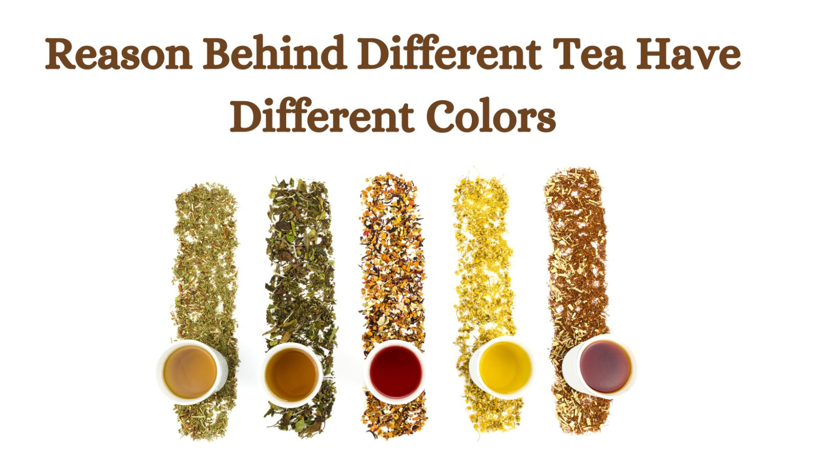Reason Behind Different Tea Have Different Colors
