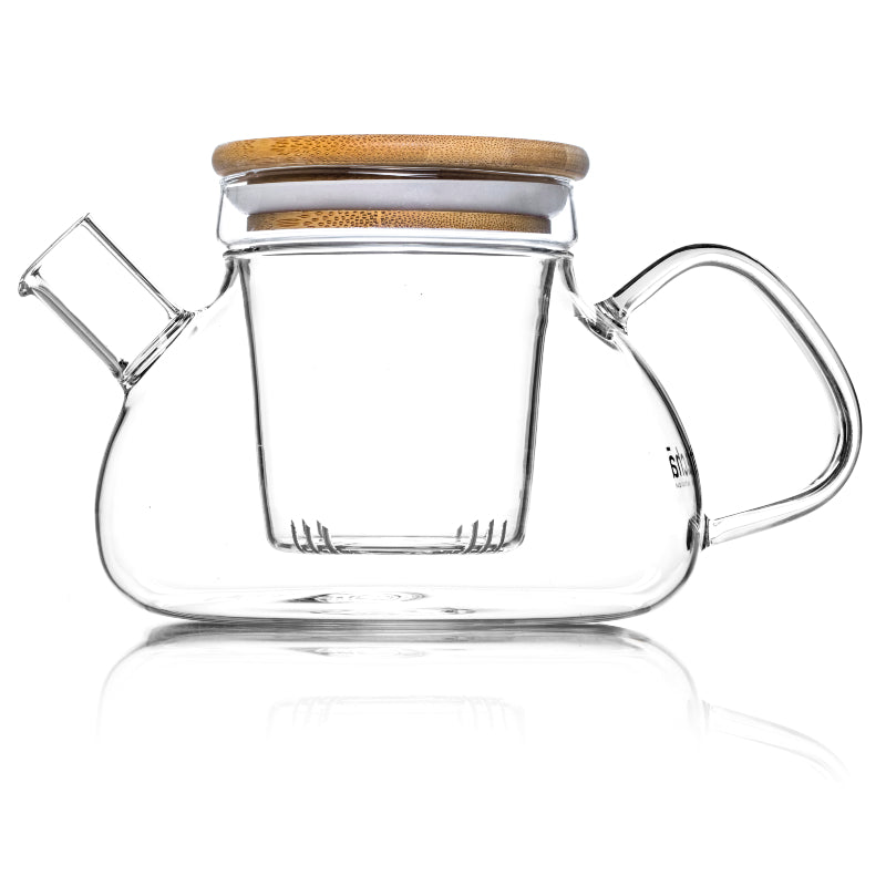 teapot kettle infuser and bamboo lid