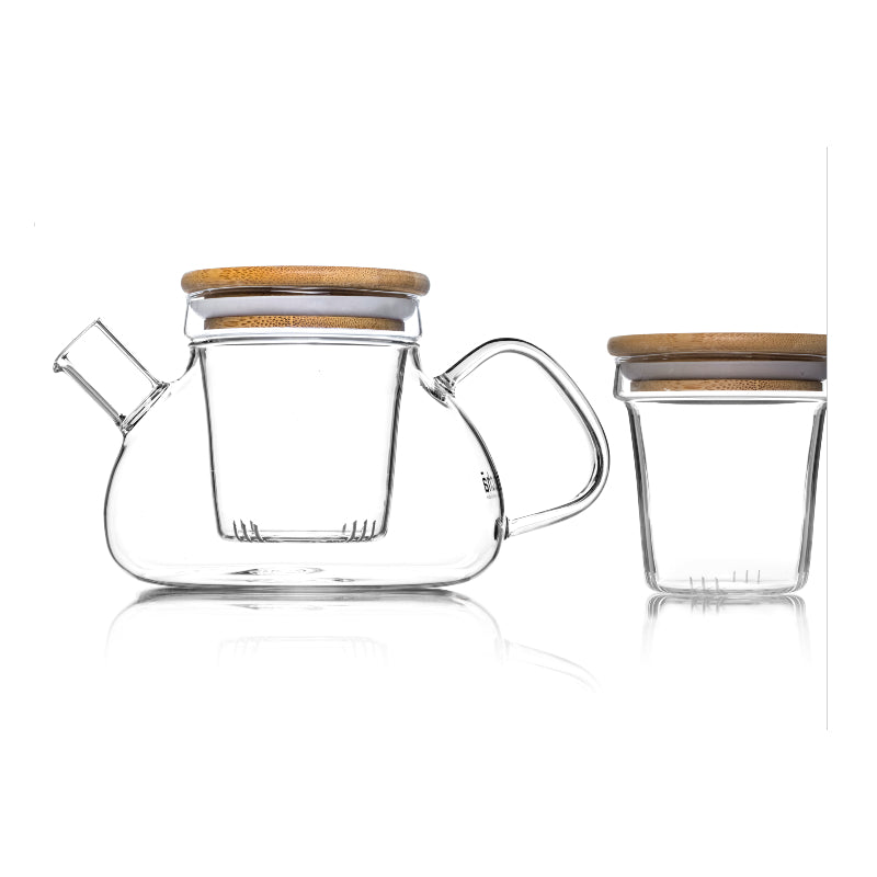 Teapot Kettle infuser and bamboo lid